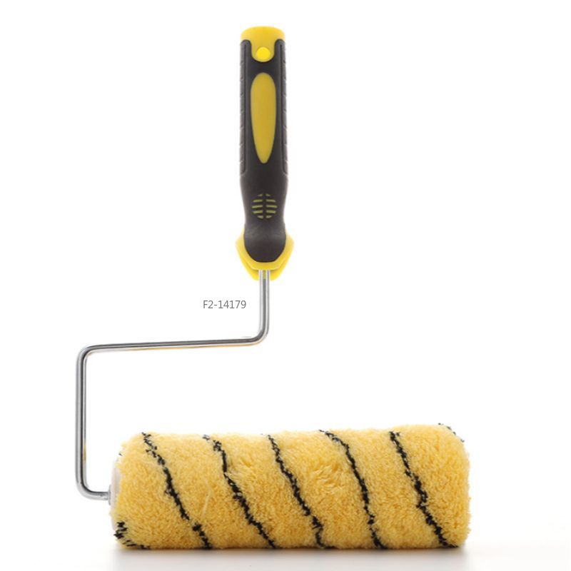 Factory direct sales of high-end picture color roller brushes, 9-inch dual-color handle roller brushes, paint brushes details Picture