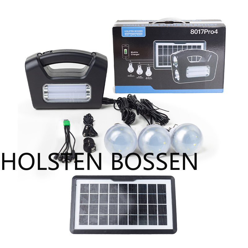 HB-8017 Pro4太阳能系统照明灯户外家用便携式多功能应急灯详情1