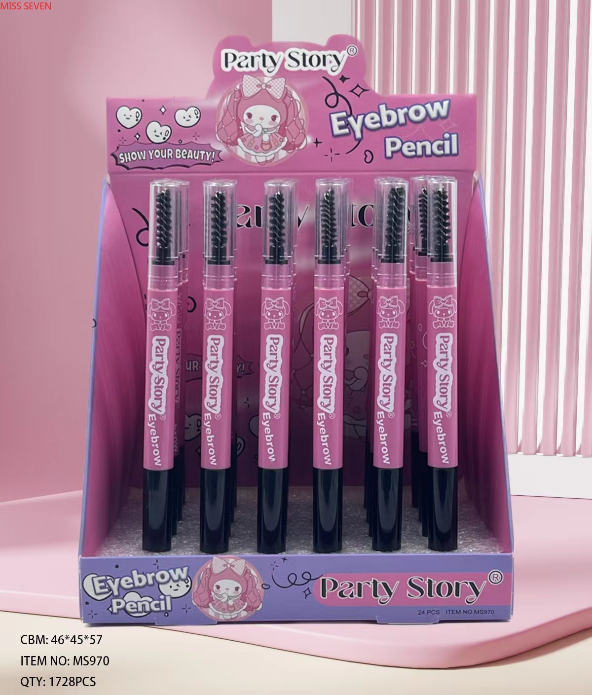 Ms970 Miss Seven Waterproof Eyeliner Eyebrow Pencil