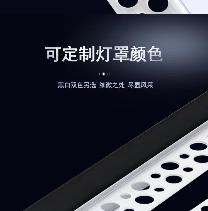Lace line light, LED linear aluminum alloy light slot, embedded concealed installation, positive and negative corner line light, ambient light pic 7