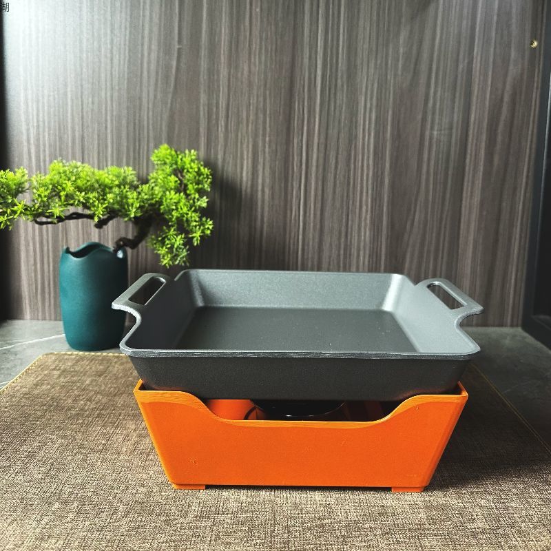 A 22cm square fish grill, barbecue grill and alcohol grill pic 1