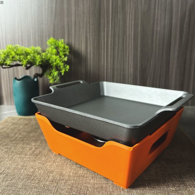 A 22cm square fish grill, barbecue grill and alcohol grill pic 5