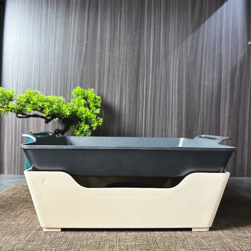 A 26cm square fish grill, barbecue grill and alcohol grill pic 3