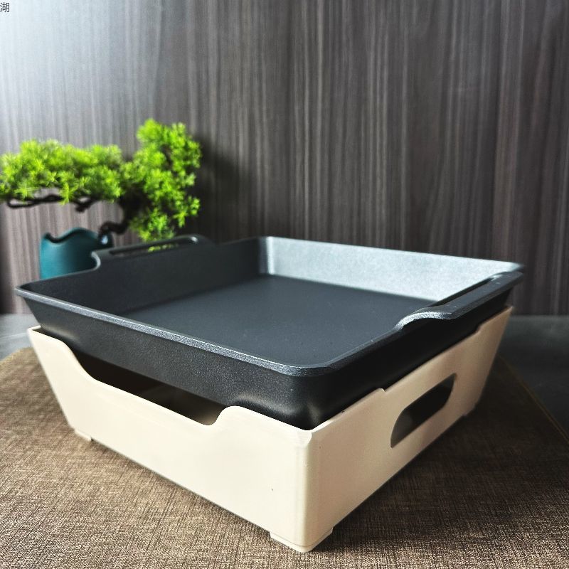 A 26cm square fish grill, barbecue grill and alcohol grill pic 1