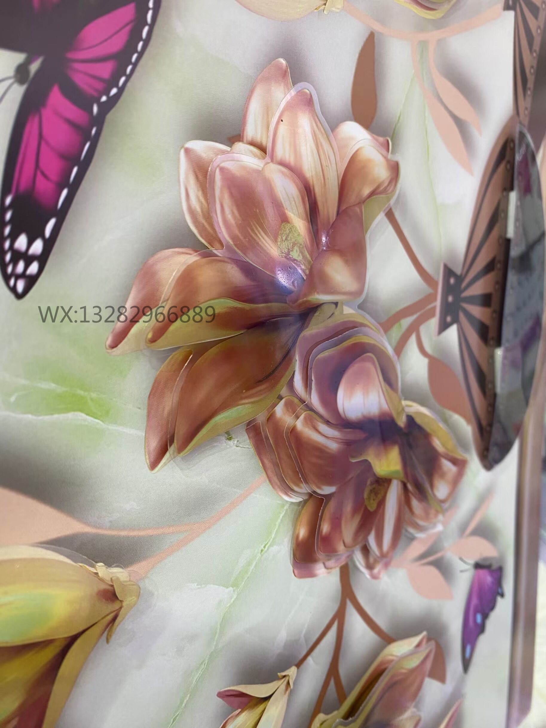Nano vase decorative three-dimensional stickers, PVC vases, hand-made three-dimensional wall stickers for living room, bedroom and lobby decoration pic 11