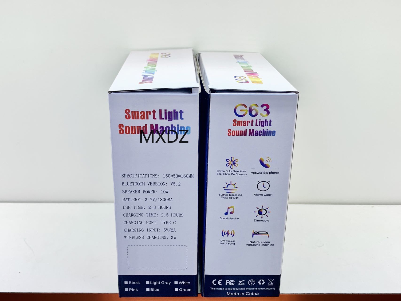 Wireless charging LED color light speaker: Portable multi-functional mini color light speaker pic 7