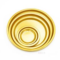 Korean thickened plate restaurant Gold platter snack plate Cake plate Plate plate plate plate cake plate
