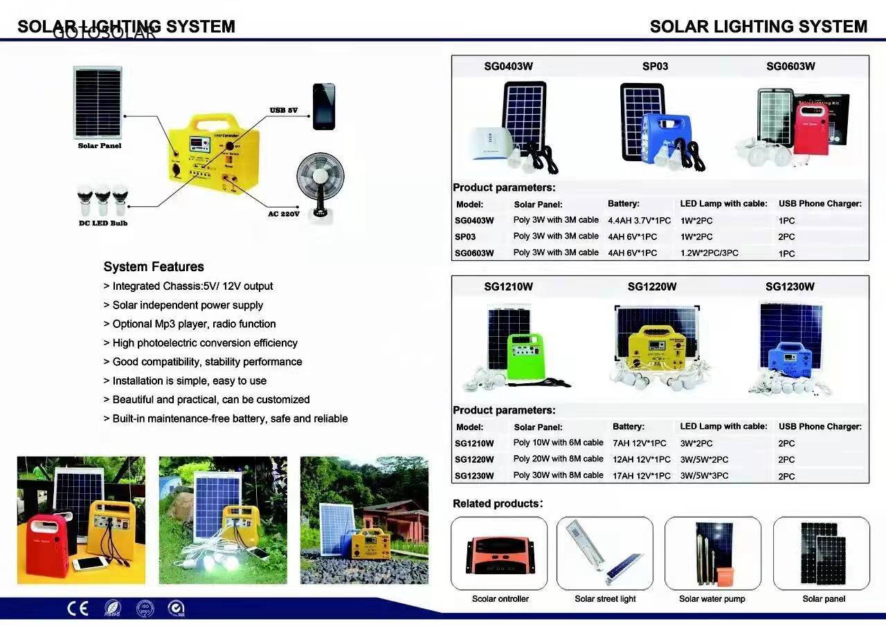 太阳能储能小系统 DC移动电源12V/30W详情7