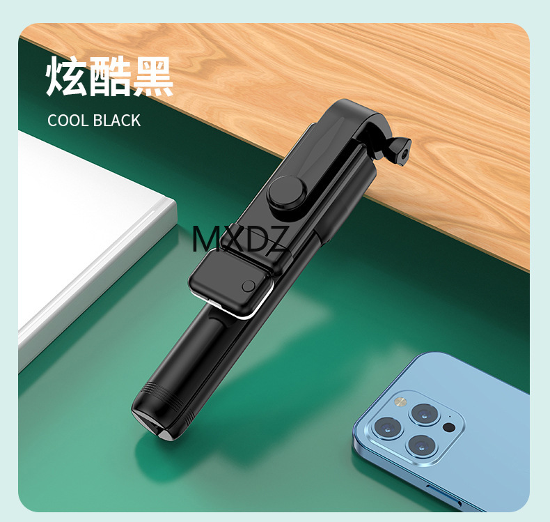 Integrated mini flashlight selfie stick pic 15