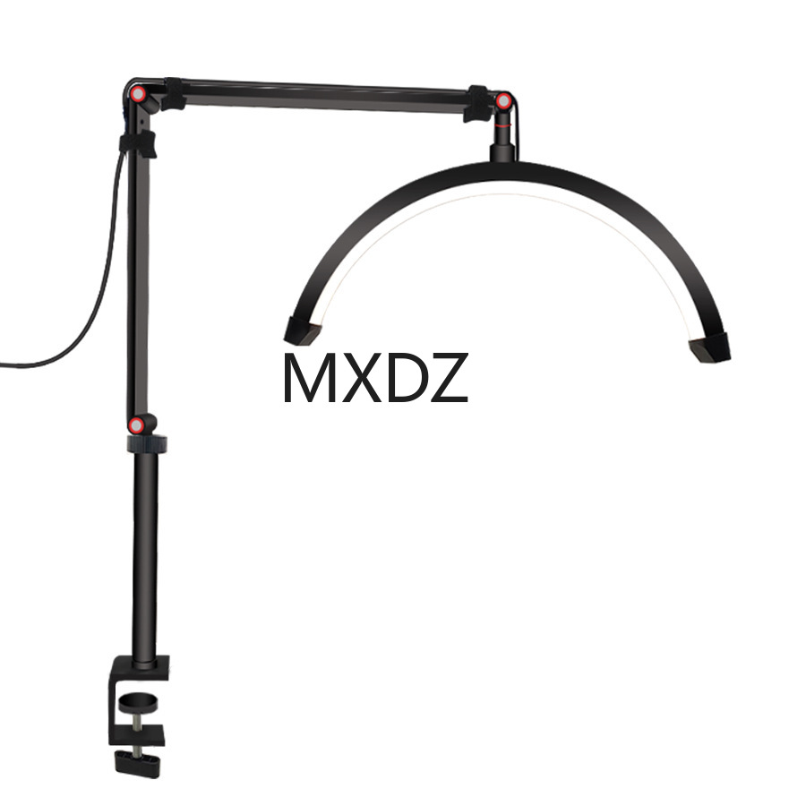 16-inch desktop cantilever half-moon beauty lamp details Picture