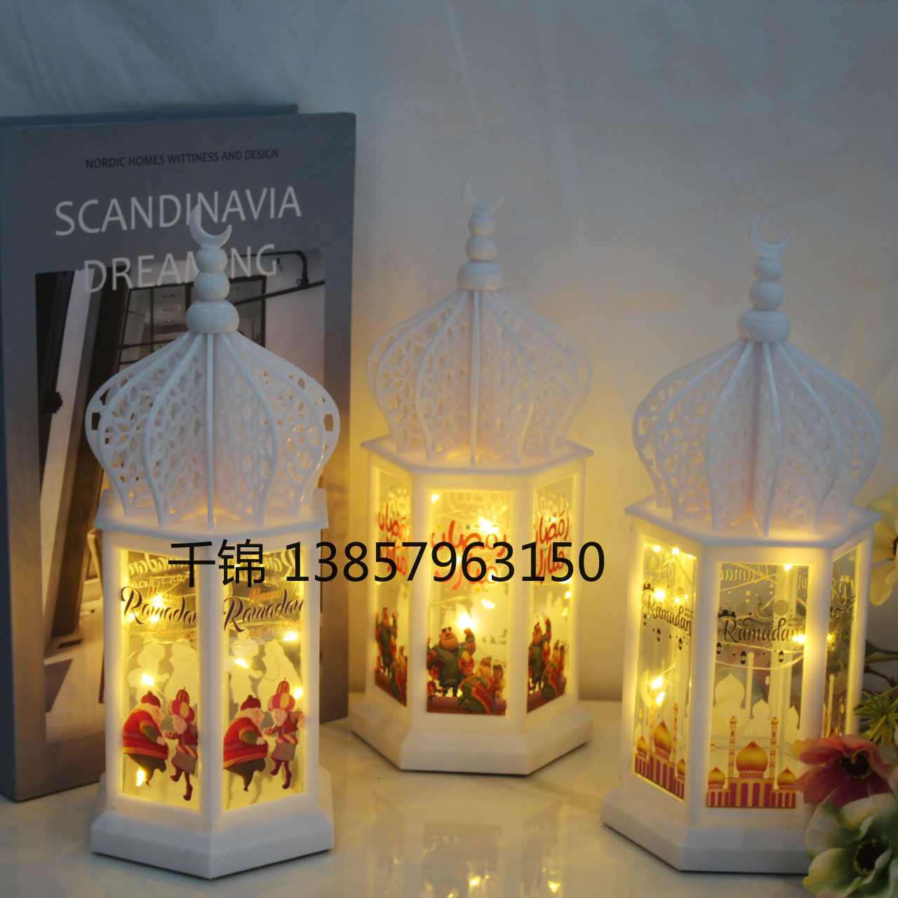 Ready-made Ramadan led lights eid, Ramadan decorative lanterns and wind lamps for home decoration Application Scenario