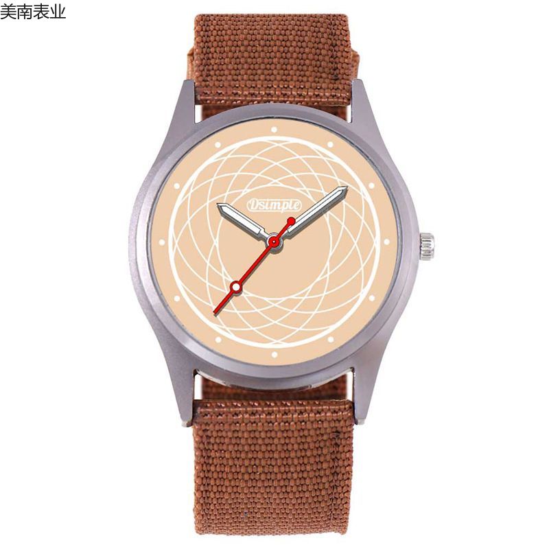 2023 New Sporty men's watch, fashionable and trendy men's sports watch, nylon strap student bowl watch Application Scenario