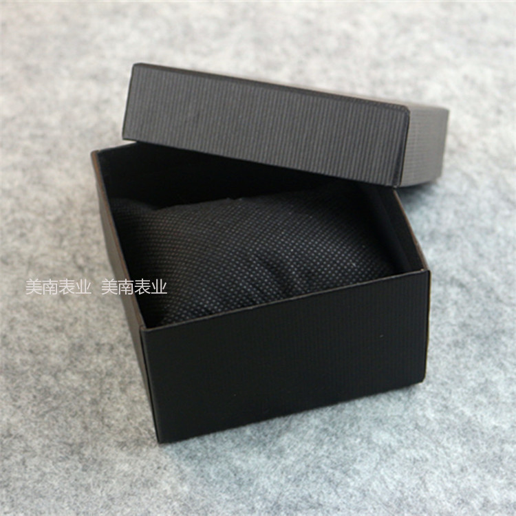 手表盒子 手表包装盒子礼品盒子小黑盒详情3