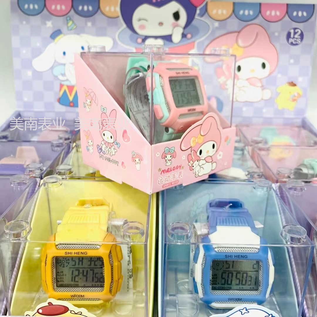 The new electronic watch with high appearance level, candy-colored multi-functional student watch, Korean version student watch, is selling well at the beginning of the school year pic 6