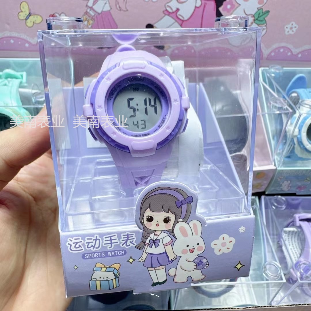 The new Korean version of the compact children's sports electronic watch ins boys' and girls' watch is selling well at the beginning of the school year