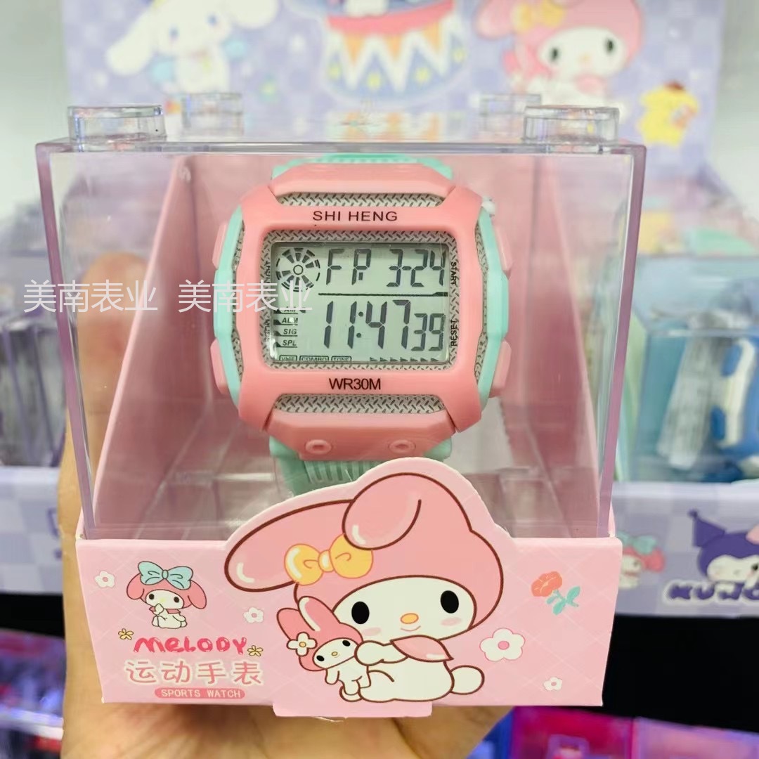 The new electronic watch with high appearance level, candy-colored multi-functional student watch, Korean version student watch, is selling well at the beginning of the school year details Picture