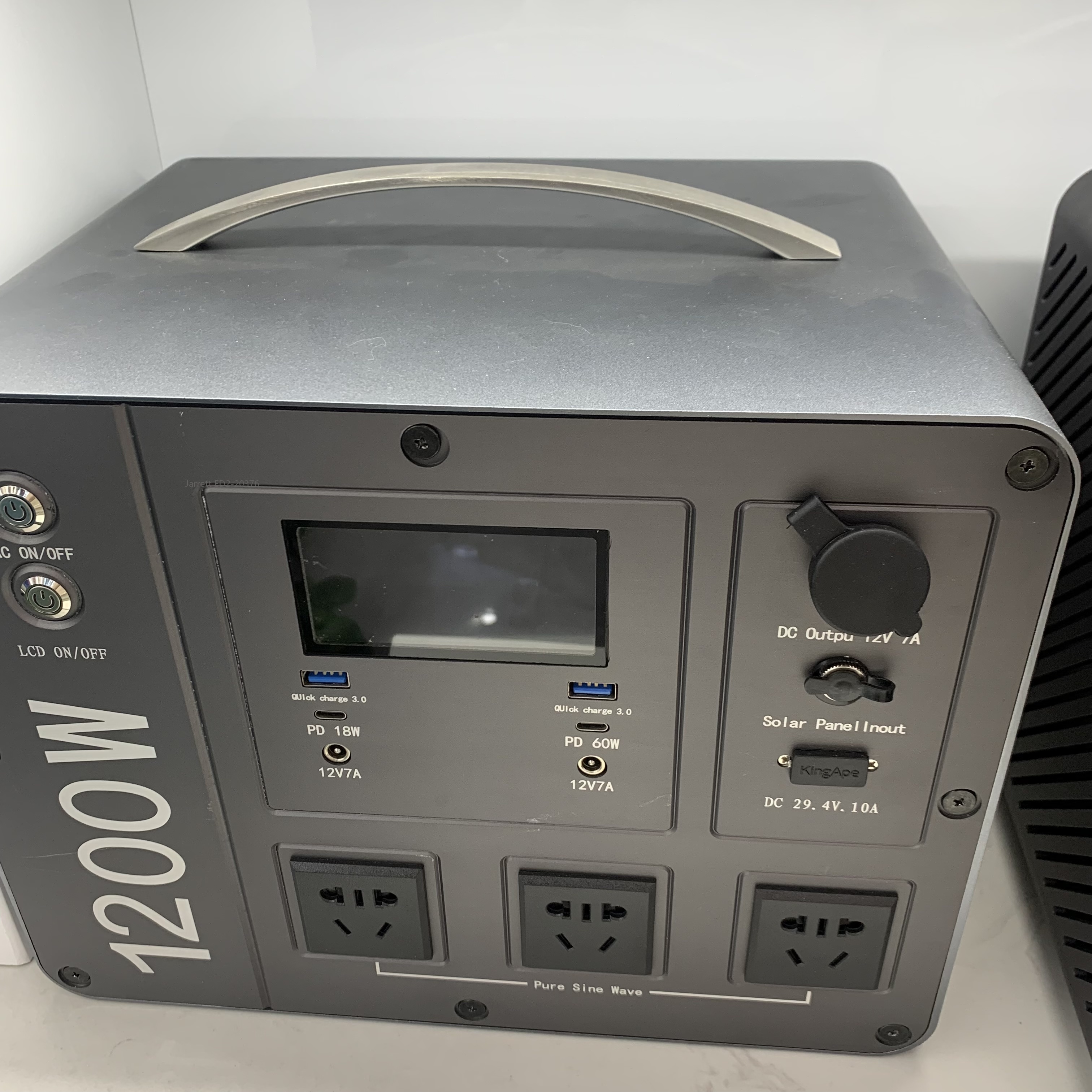 捷尔科太阳能充电移动电源后备电源内置电12V 2000wh 3000wh