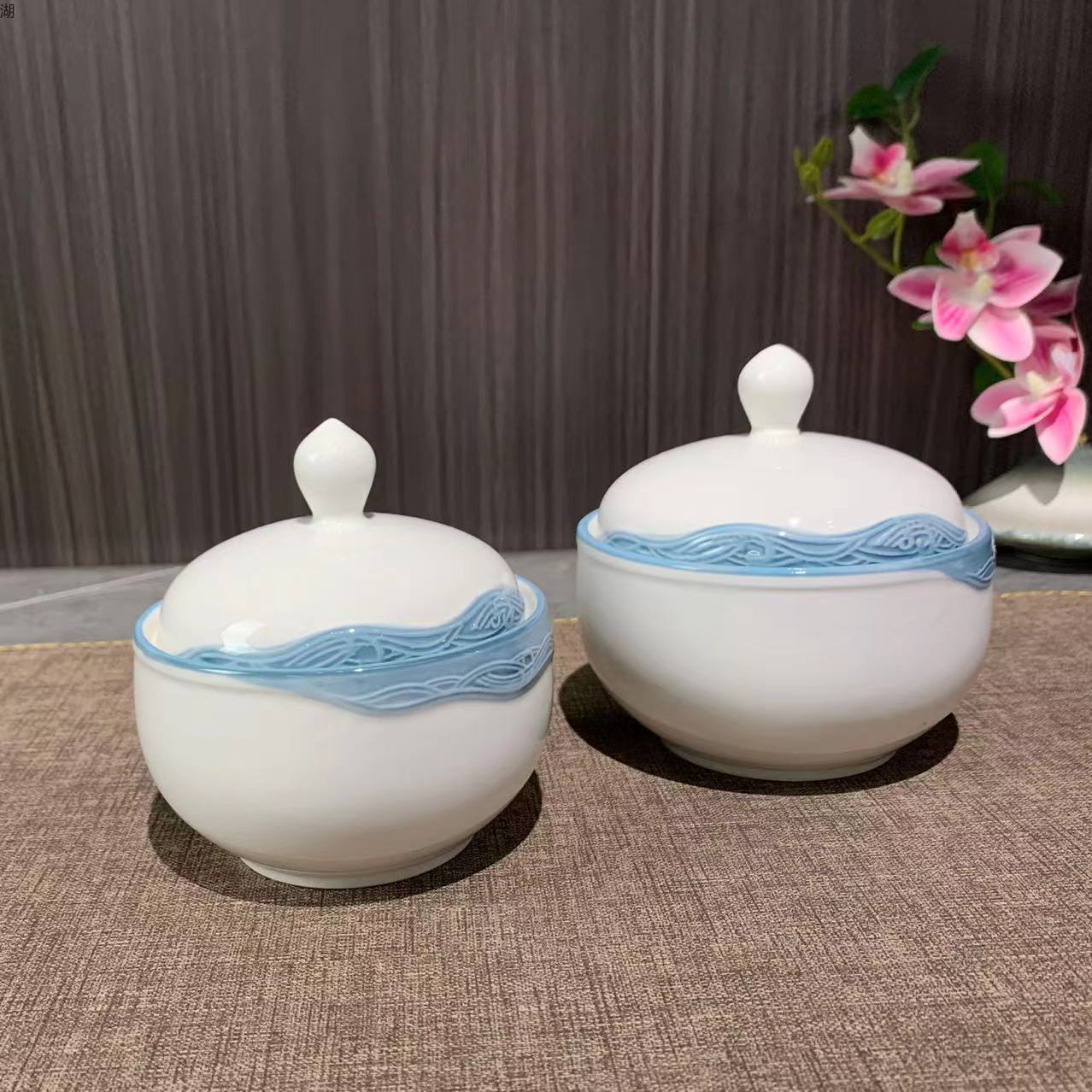 陶瓷/餐具/酒店餐具/酒店陶瓷/炖盅/商用餐具/酒店用品/汤碗/汤盅产品图