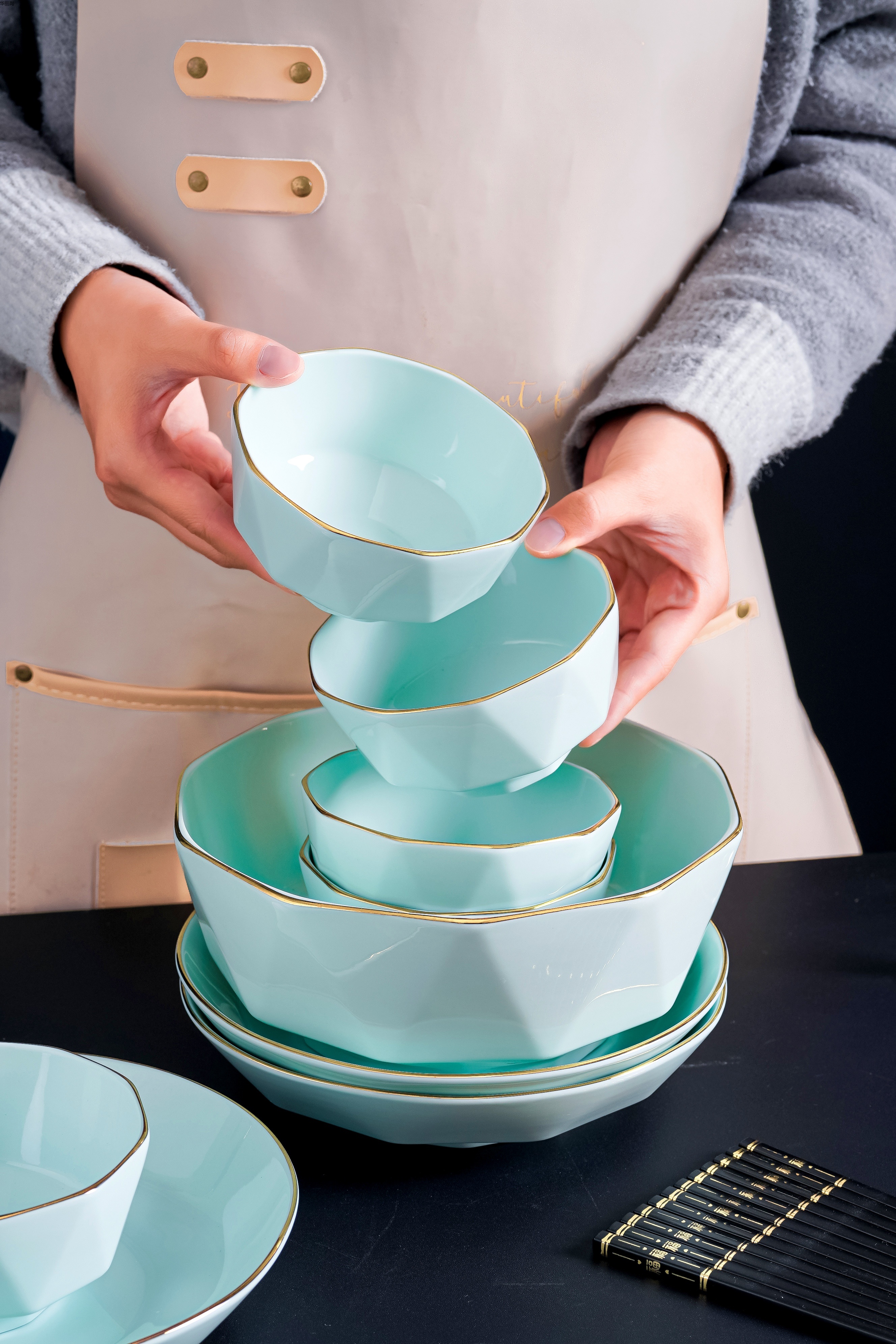 日式餐具日式碗陶瓷碗创意礼品陶瓷餐具礼品碗陶瓷碗盘中式餐具西式餐具详情54