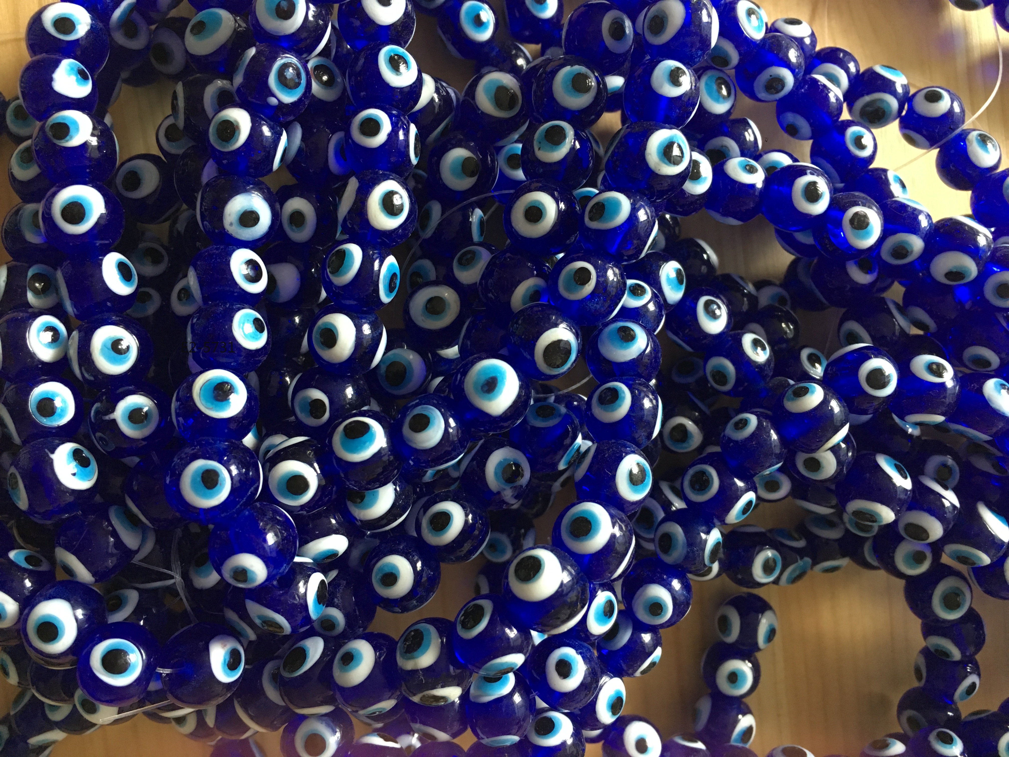 Turkish Evil Eye Glass handmade bead jewelry accessories Devil's Eye Bead accessories available in multiple colors customization Siyao Turkish Evil Eye details Picture