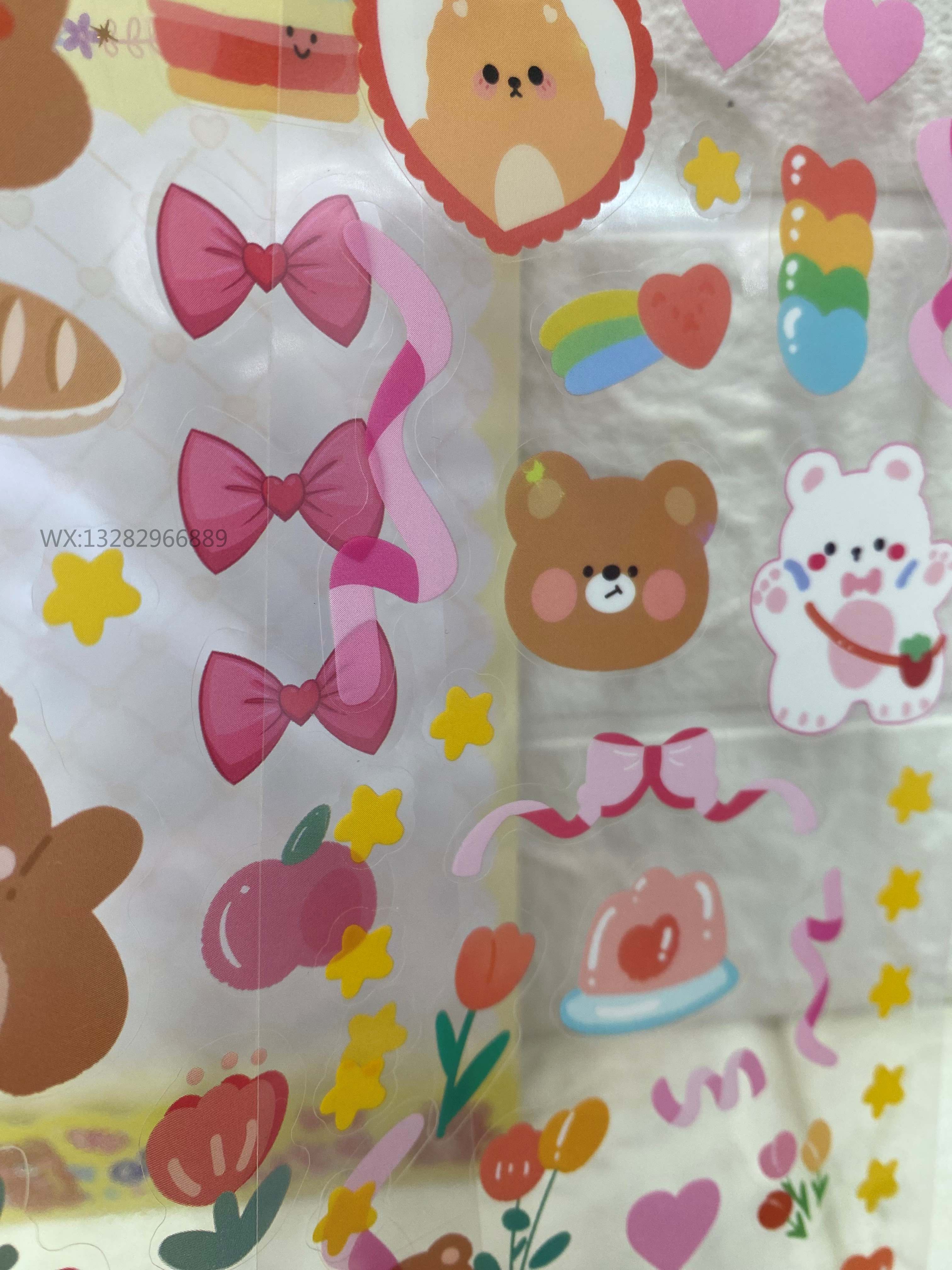 DIY Guka stickers, a set of 2 cute cartoon creative planner stickers for children Specification image