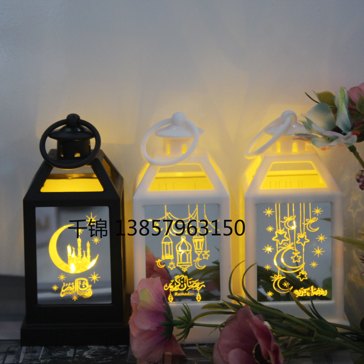 Ramadan plastic antique kerosene flame wind lamp, Christmas creative decoration craft, electronic candle, street stall goods, imported cross-border batch, shaking sound bestseller, wedding street guide, LED horse lantern, soft decoration props, fireplace 14 details Picture