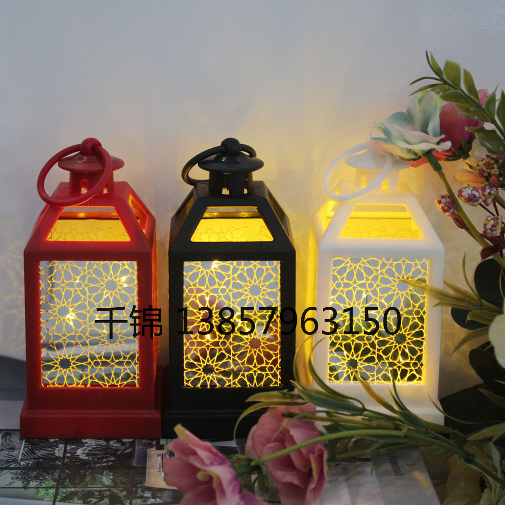 Ramadan plastic antique kerosene flame wind lamp, Christmas creative decoration craft, electronic candle, street stall goods, imported cross-border batch, shaking sound bestseller, wedding street guide, LED horse lantern, soft decoration props, fireplace 14