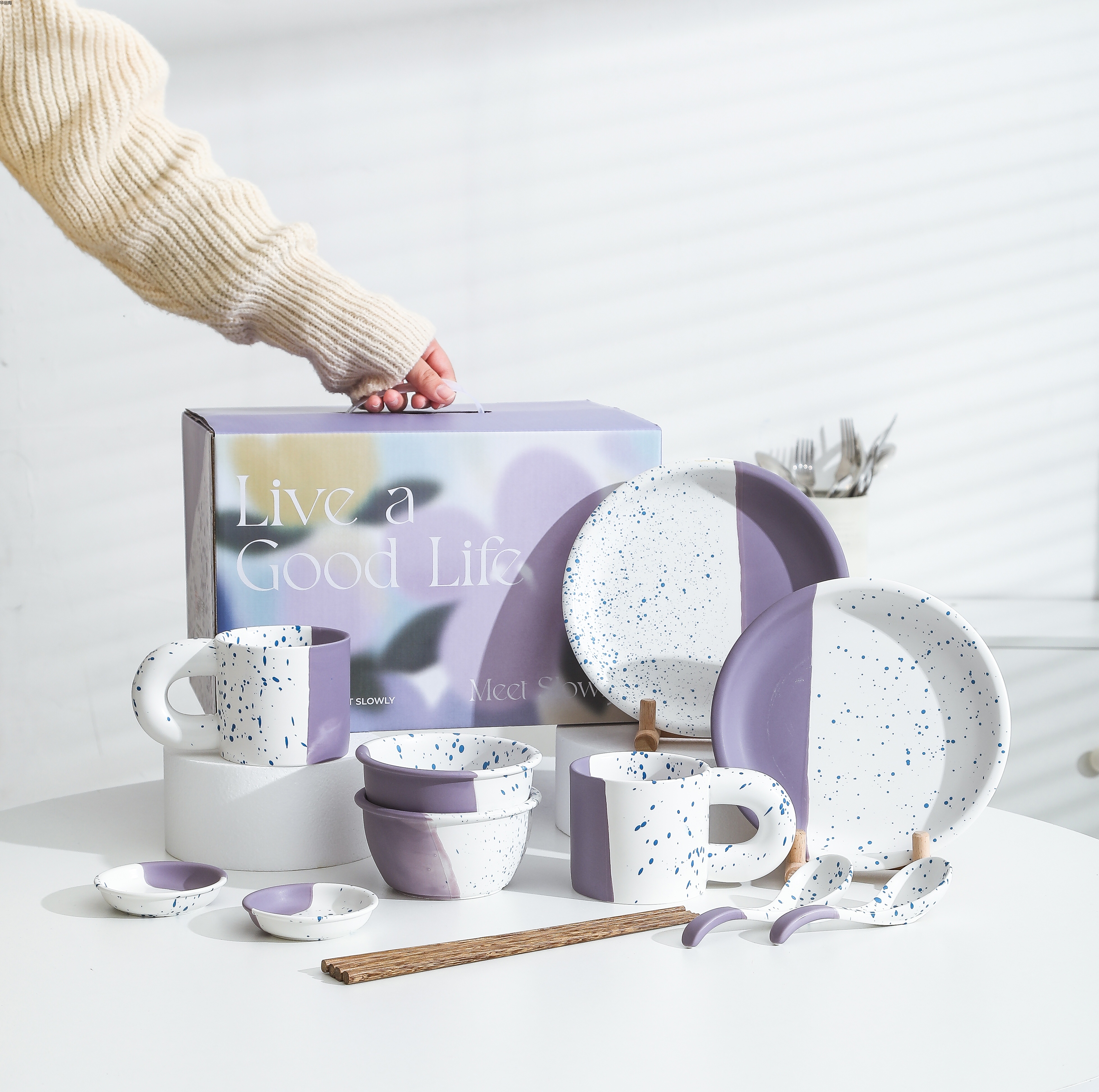 餐具日式餐具礼品陶瓷碗礼品碗餐具套装日式碗杯子陶瓷杯礼品杯定制水杯龙年礼品详情36