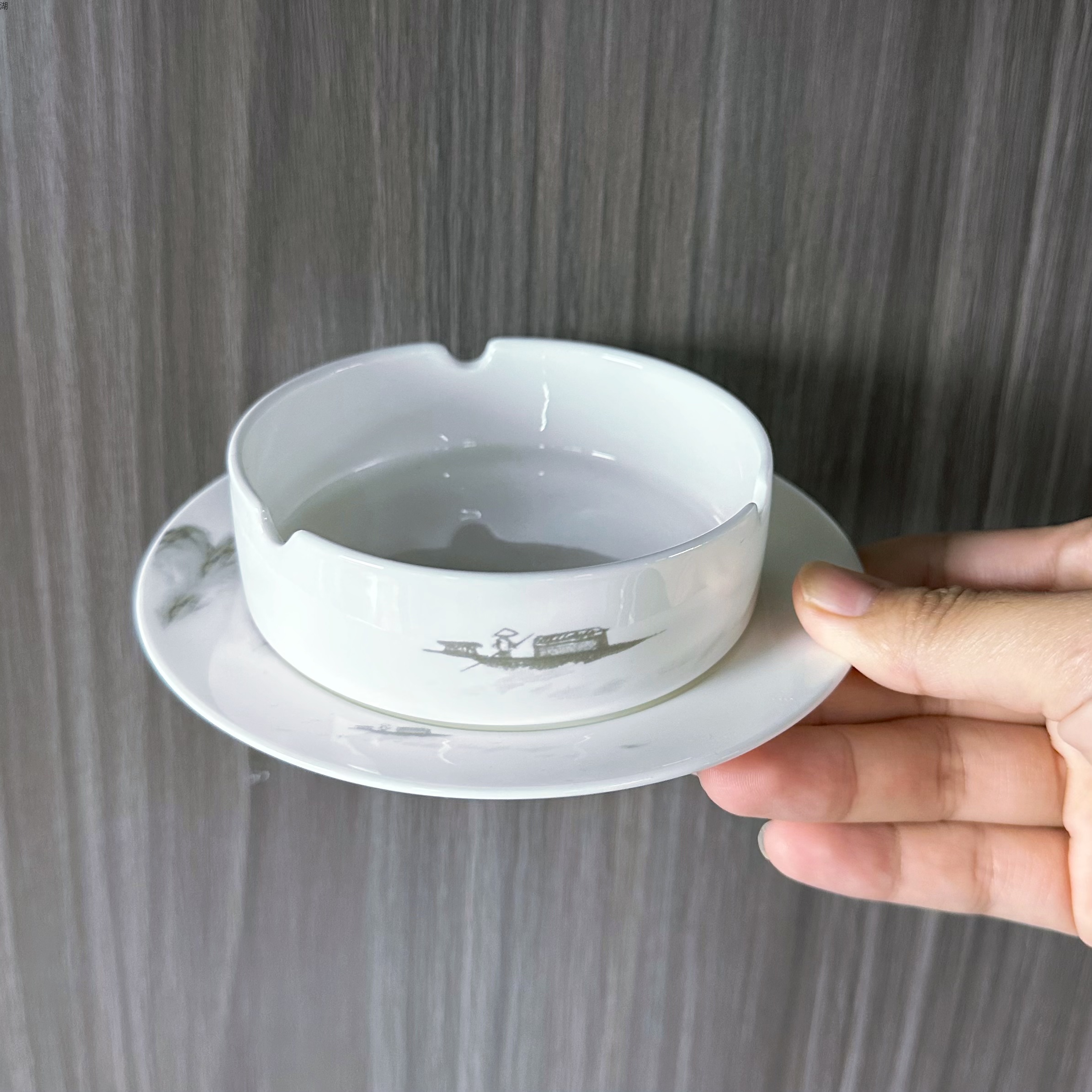 Qingshan green water series cerámica vajera set 12 piezas estilo chino tinta viento hotel restaurante banquete comercial hogar pic 5