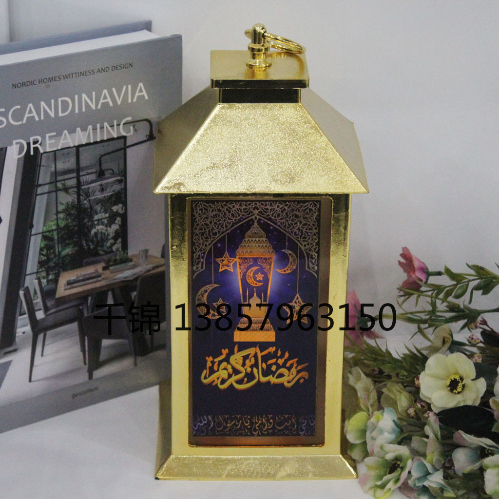 Golden European-style castle wind lamps, candlesticks, home decoration handicrafts and ornaments, cross-border Amazon supply new products details Picture