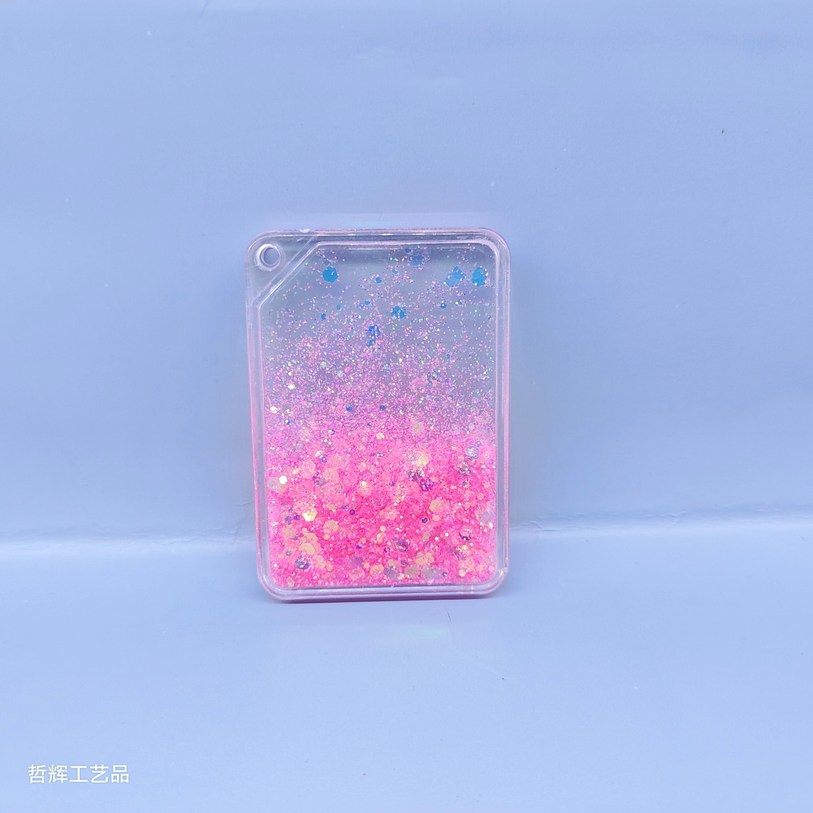 4.5*6.5cm流沙立牌 透明流沙麻将 咕卡配件流沙创意摆件 哲辉工艺品详情8