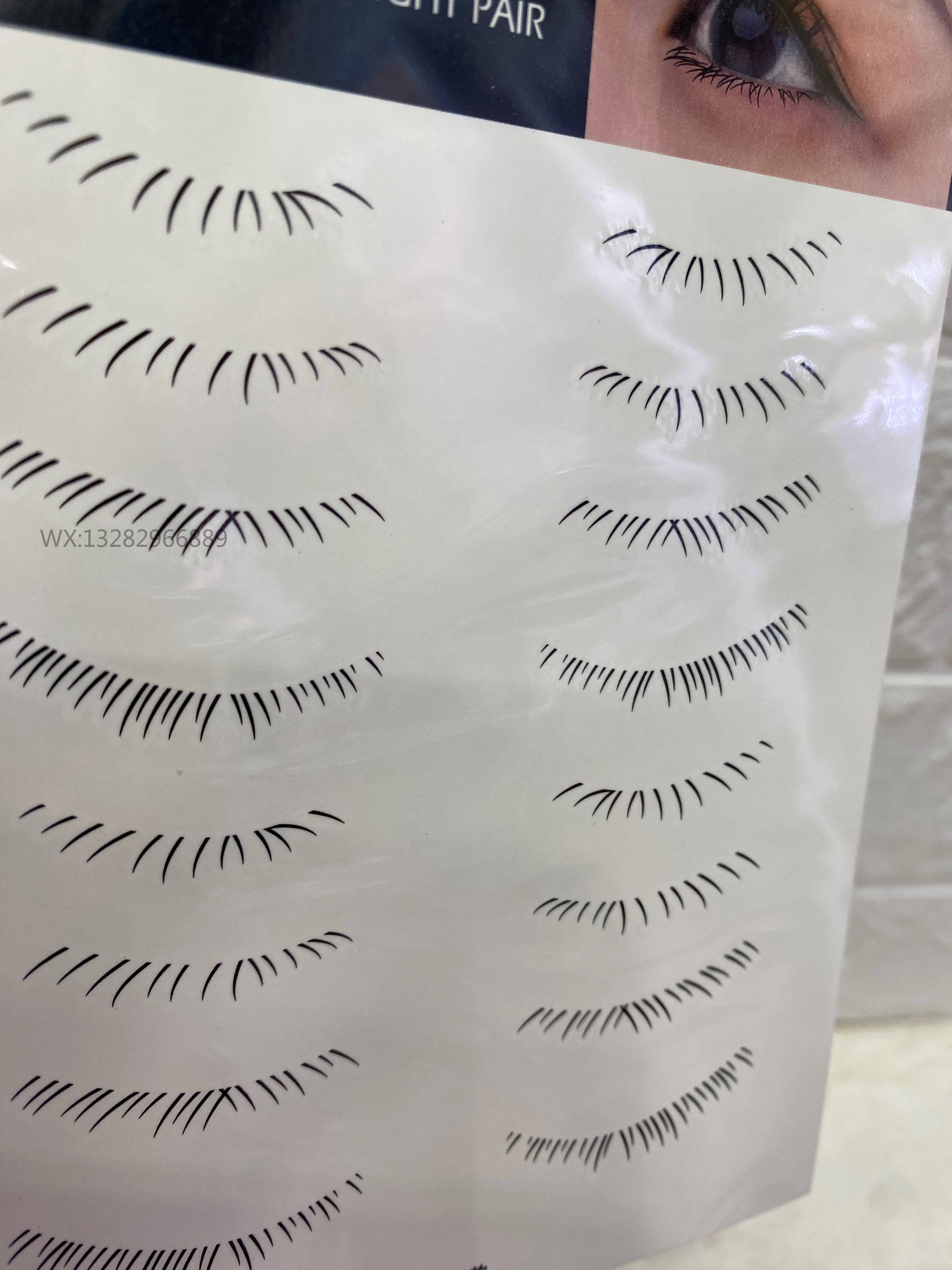 New faux lower eyelash tattoo stickers for women, natural transfer, lazy eye stickers, convenient, the same style as Internet celebrities Application Scenario