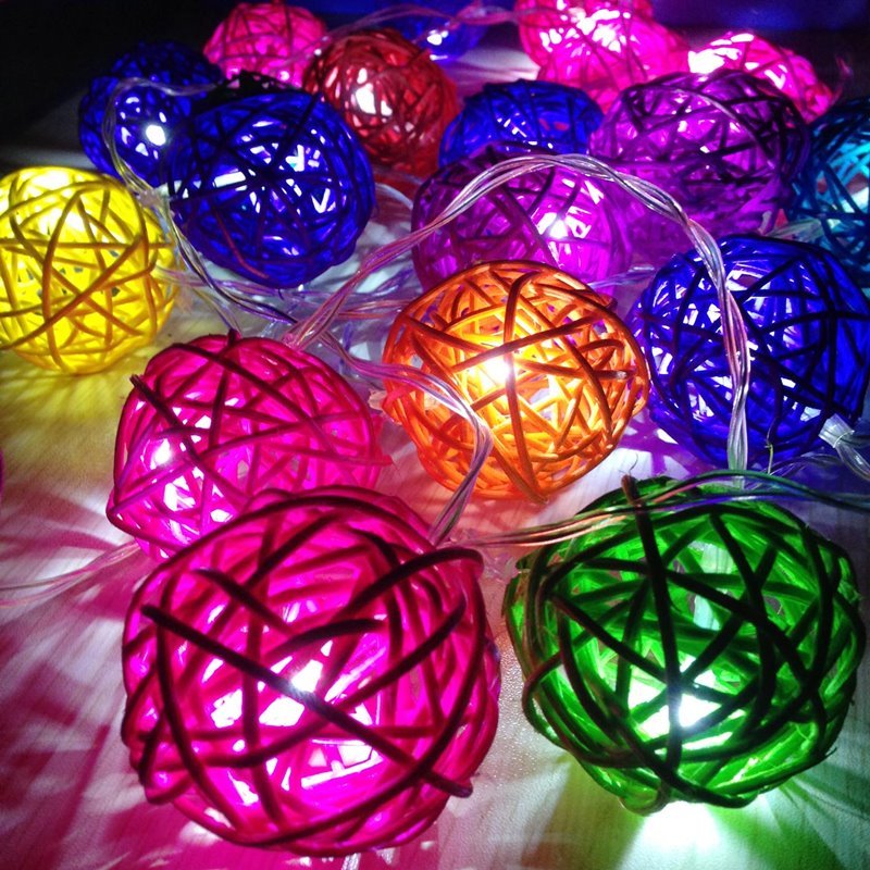 藤球/LED灯串/珠迪/彩灯闪灯串灯产品图