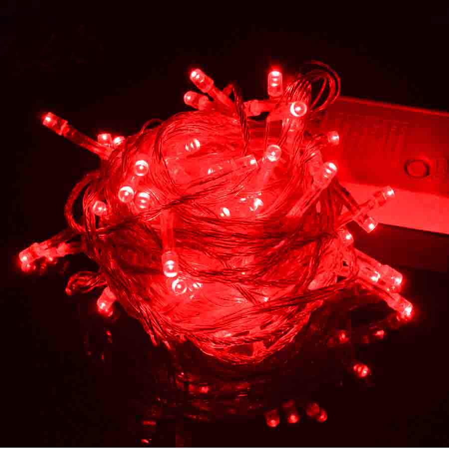 Leather Wire Light, Led Light String, Christmas Light, Colored Light, Flashing Light, String Light, Festival Light, Outdoor Waterproof Decorative Light, 10-Meter Round Plug With Tail Plug, Colored Light, Christmas Application Scenario