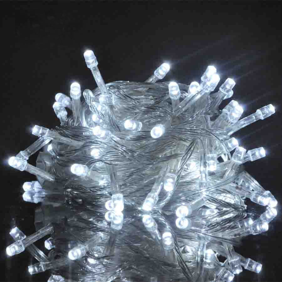 Leather Wire Light, Led Light String, Christmas Light, Colored Light, Flashing Light, String Light, Festival Light, Outdoor Waterproof Decorative Light, 10-Meter Round Plug With Tail Plug, Colored Light, Christmas details Picture