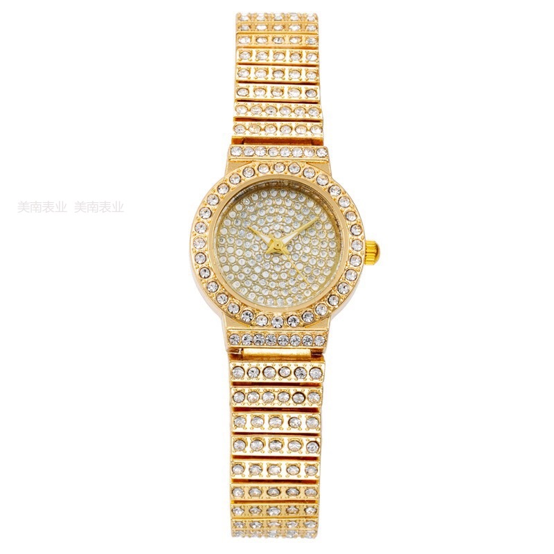 新款满钻小巧手链手表奢华经典女士手表时尚简约时装表