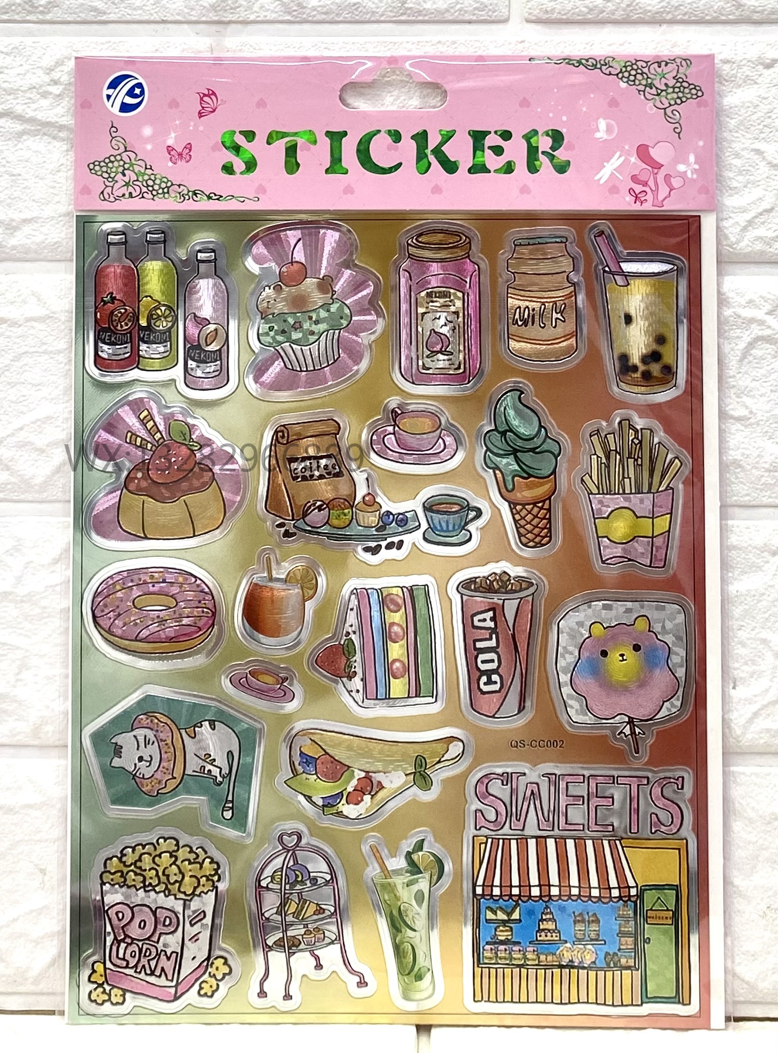 DIY cartoon children's cartoon life gold foil creative stickers Cartoon car daily necessities stickers Children's collage