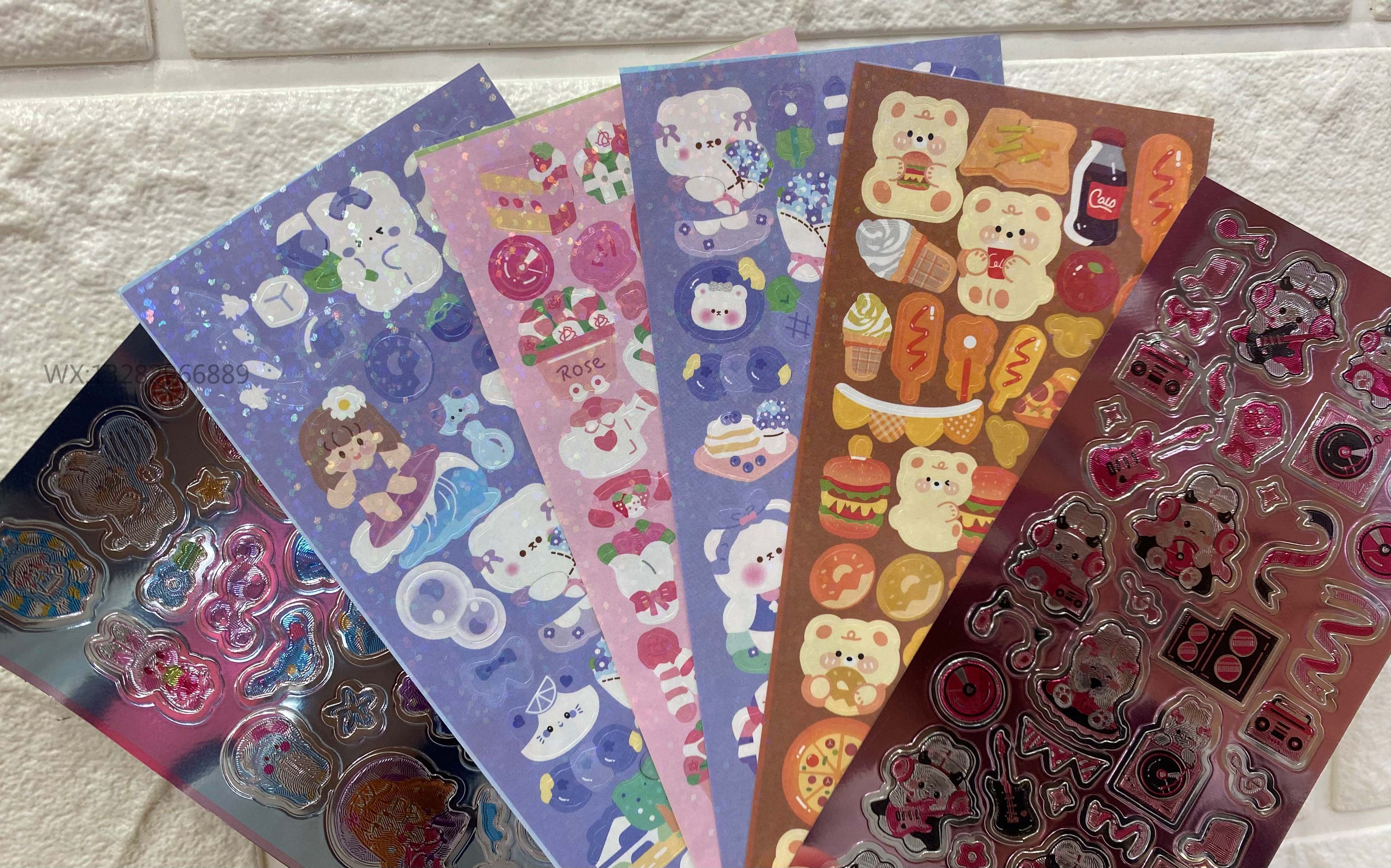 创意贴纸实物图
