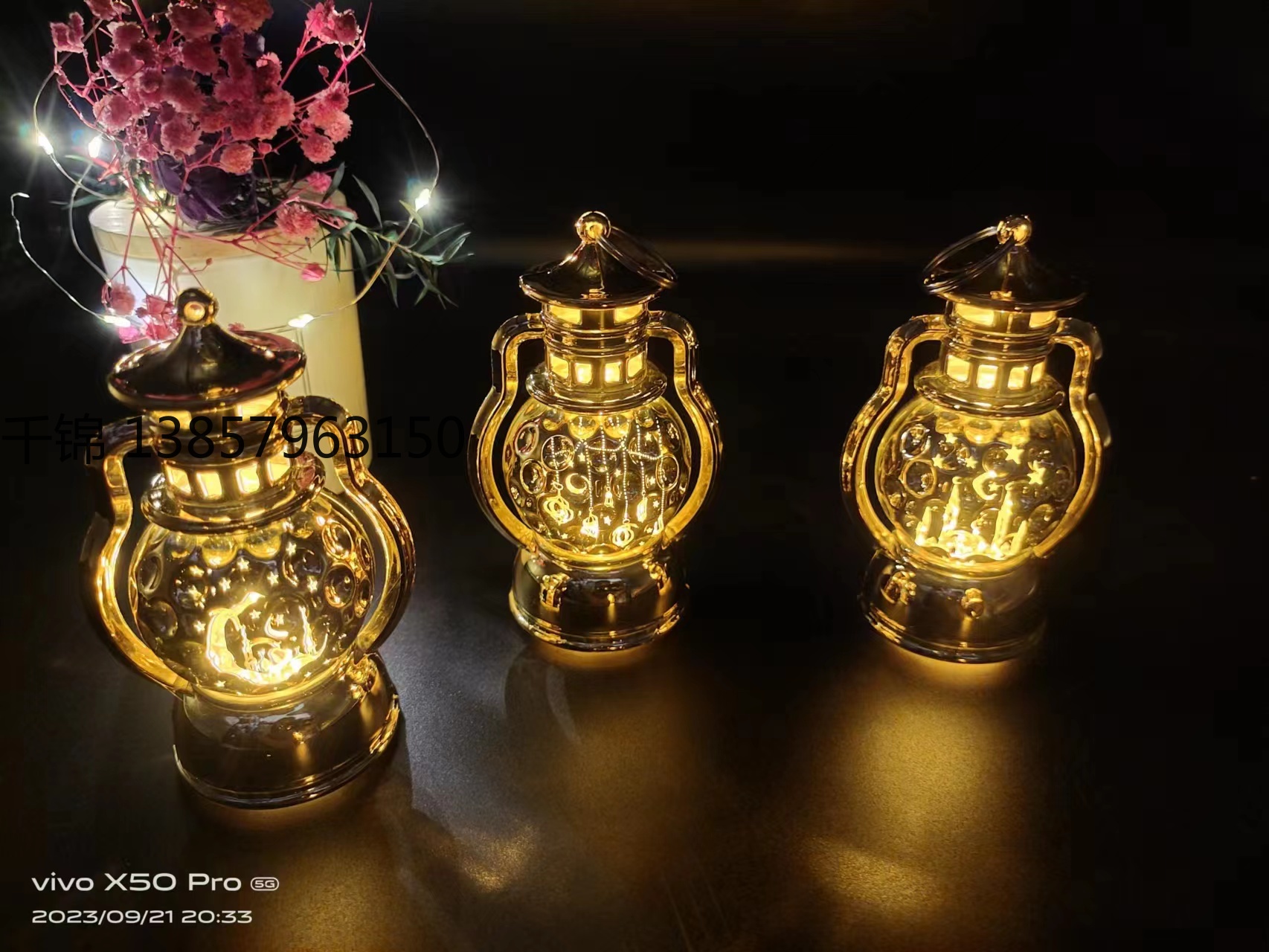 Wholesale of cross-border best-selling creative Ramadan star and moon led base light boards for room decoration, proposal and confession decorative lights Application Scenario