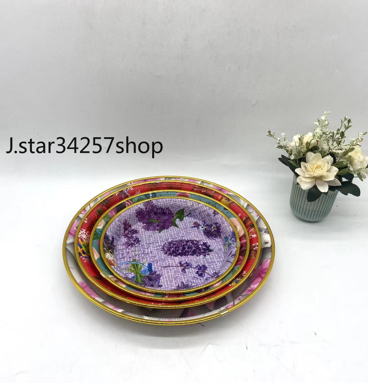 塑料盘盘子尺寸31*21.5*4果圆盘家用菜盘子意面沙拉盘水果盘详情2