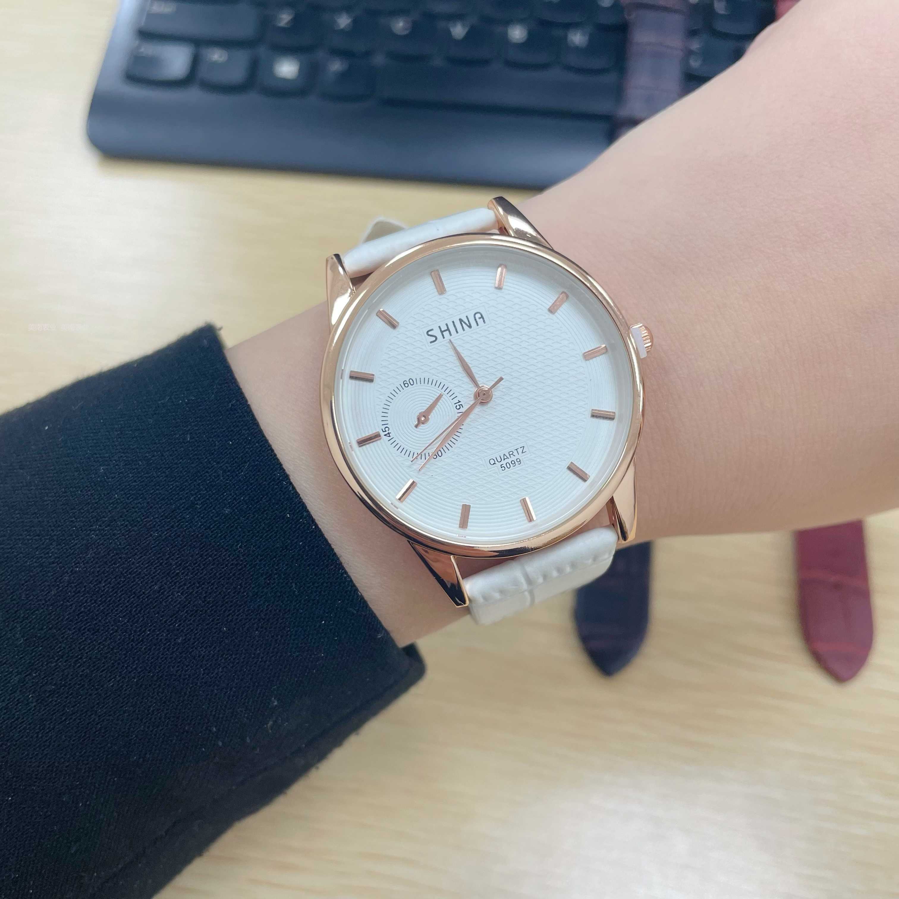 Douyin live-streaming bestseller ultra-thin rose gold watch: Classic, fashionable and versatile business watch for both men and women