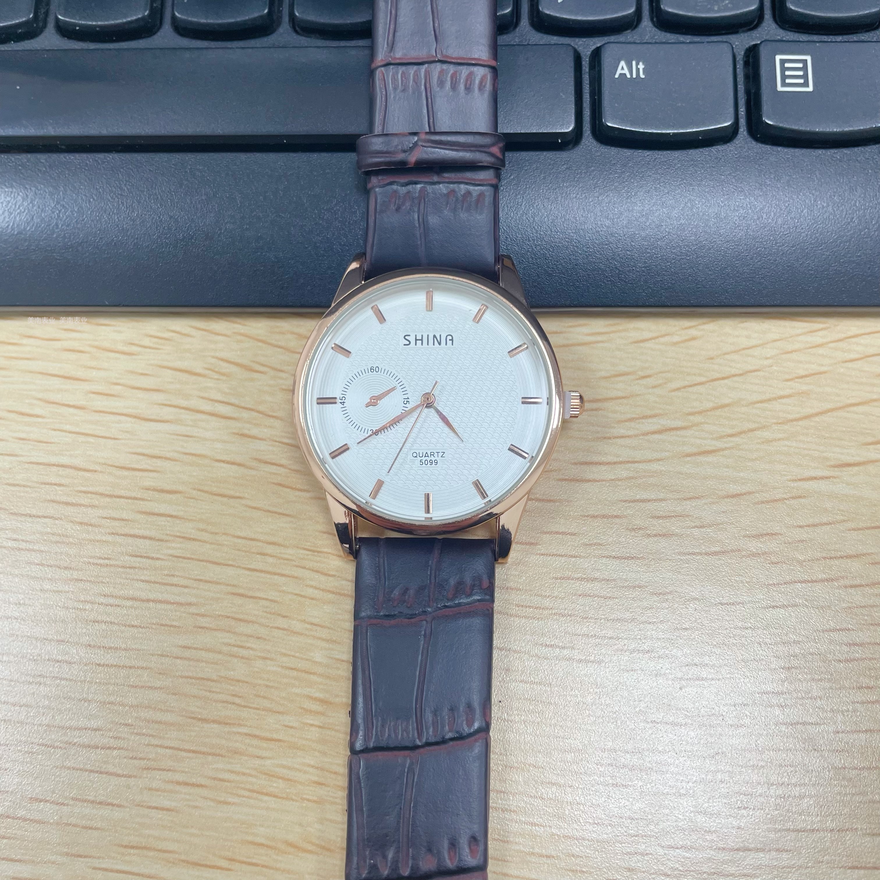 Douyin live-streaming bestseller ultra-thin rose gold watch: Classic, fashionable and versatile business watch for both men and women details Picture