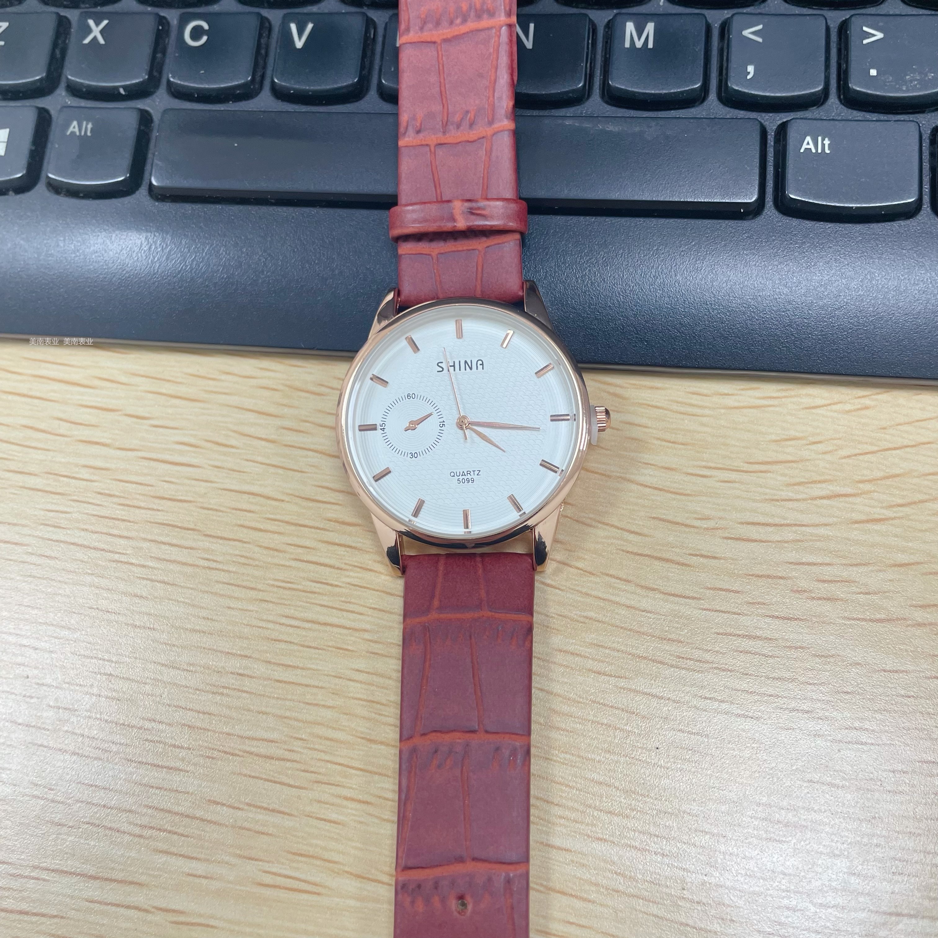 Douyin live-streaming bestseller ultra-thin rose gold watch: Classic, fashionable and versatile business watch for both men and women Specification image