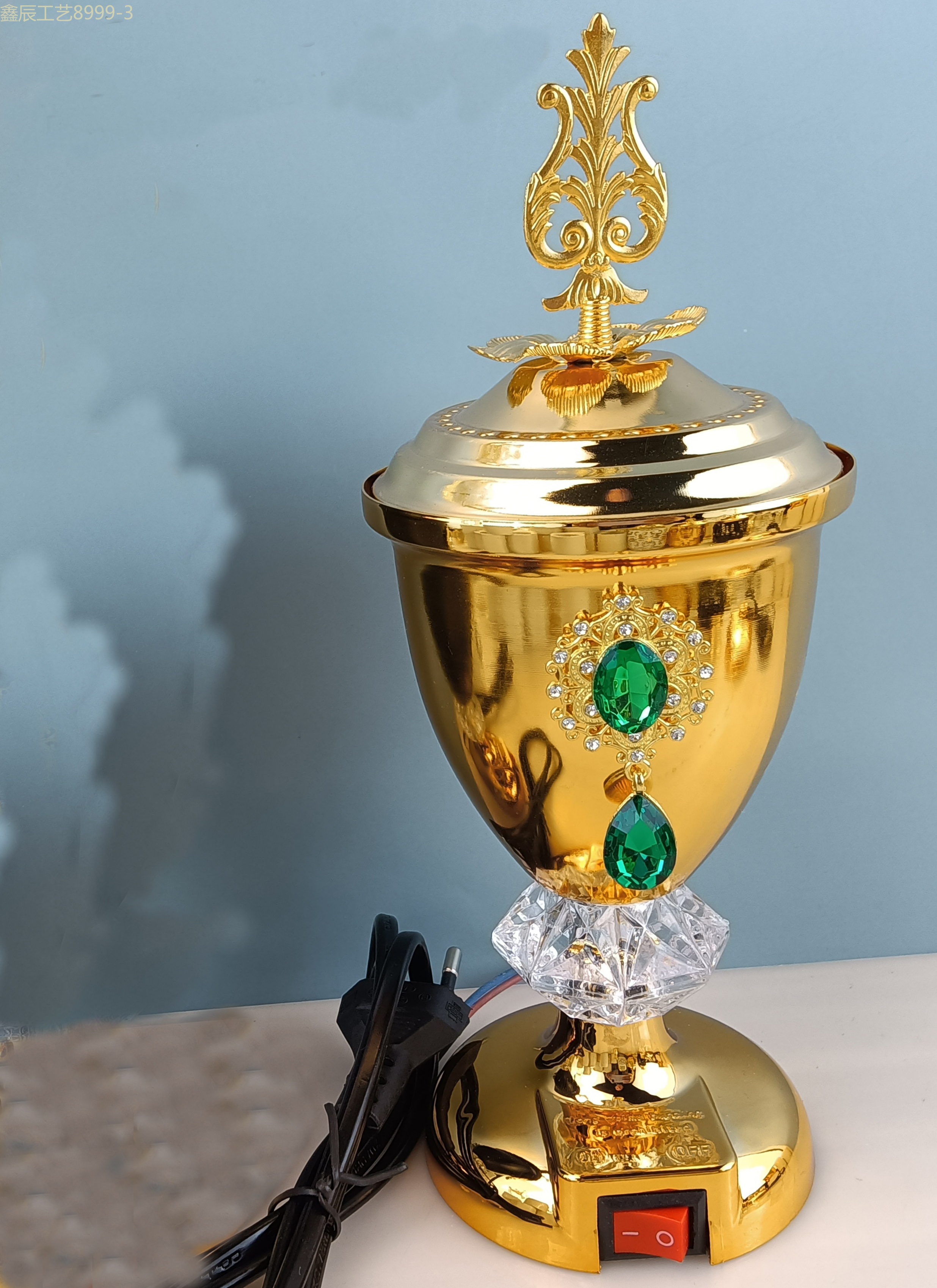 New metal pendant electric incense burner Middle eastern craft electric incense burner pic 2