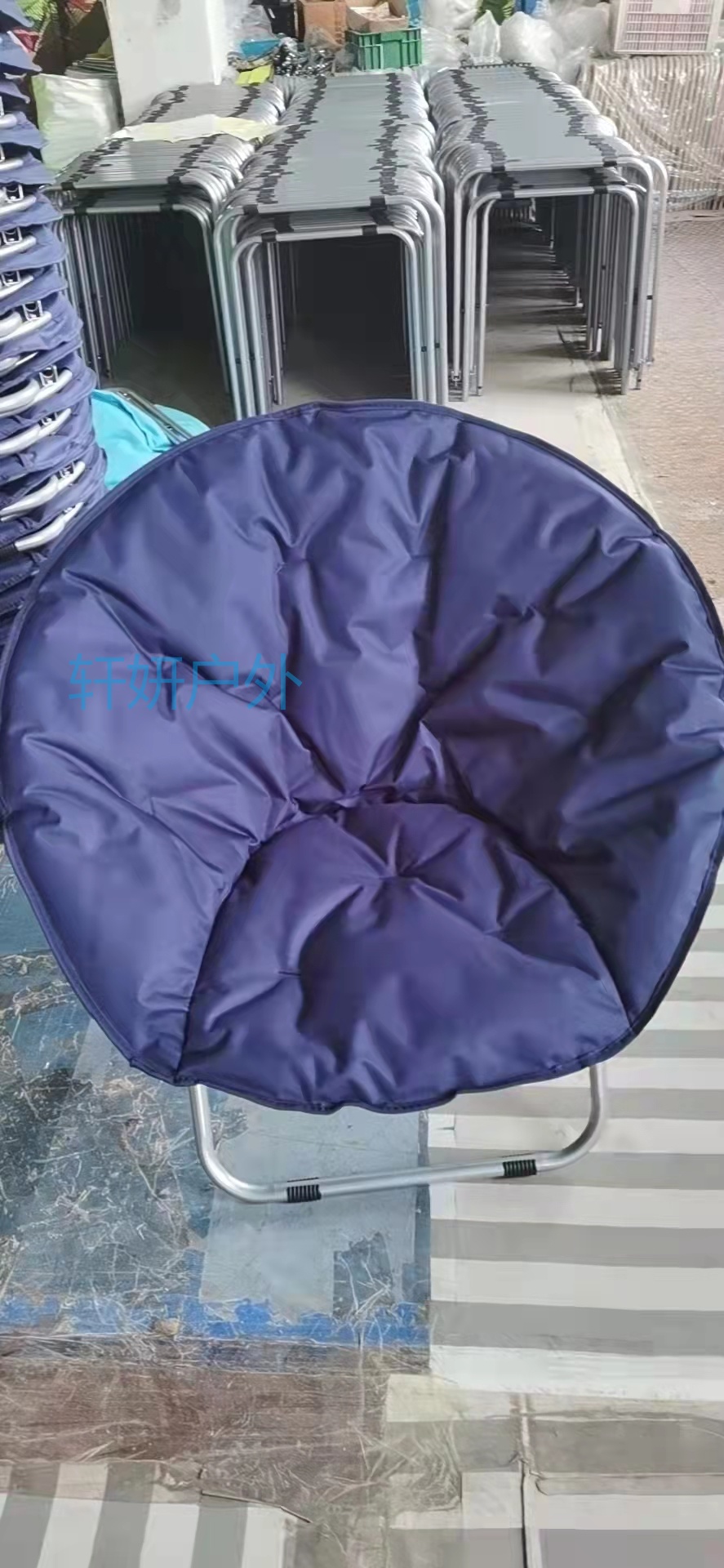 花布月亮椅伸缩大号月亮椅太阳椅可折叠便携式椅子办公室午休椅家具椅加棉椅沙滩椅详情14