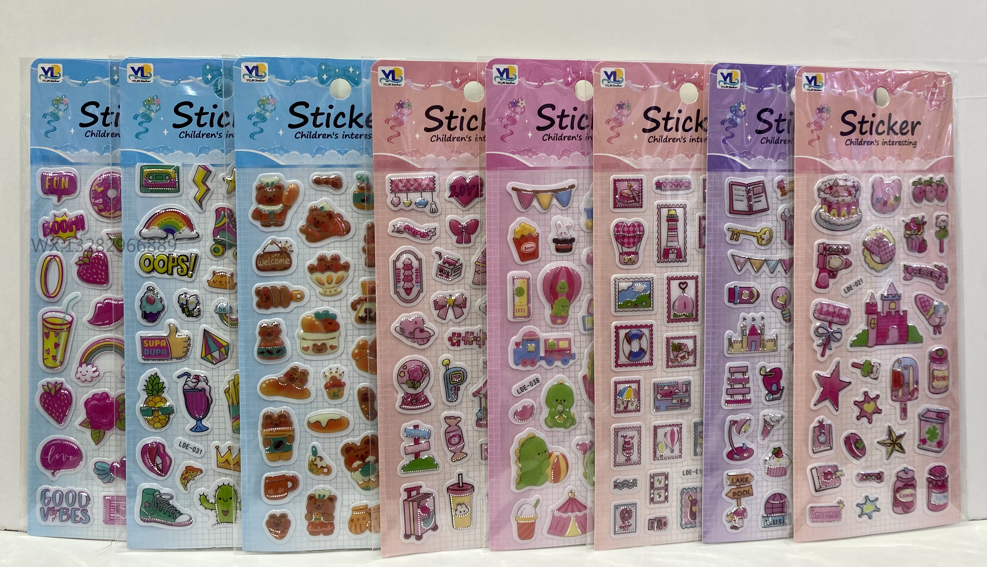 创意贴纸实物图
