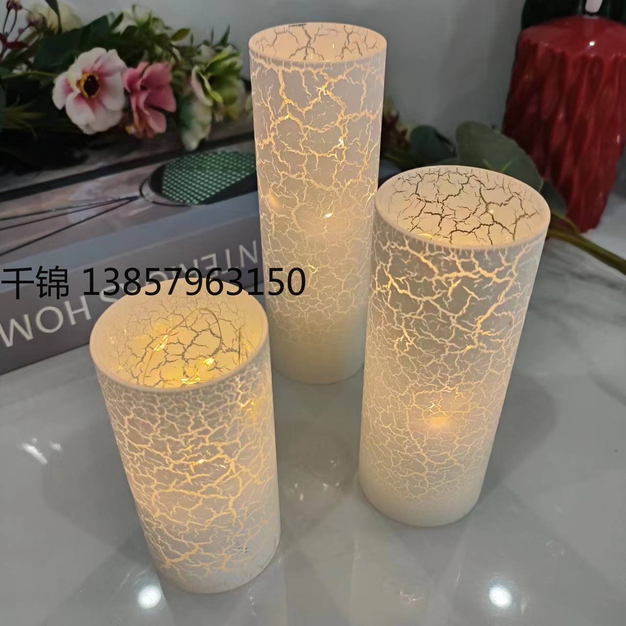 LED glass candles, birthday and wedding decorations, electronic candles, birthday scene props, decorative candles wholesale Application Scenario
