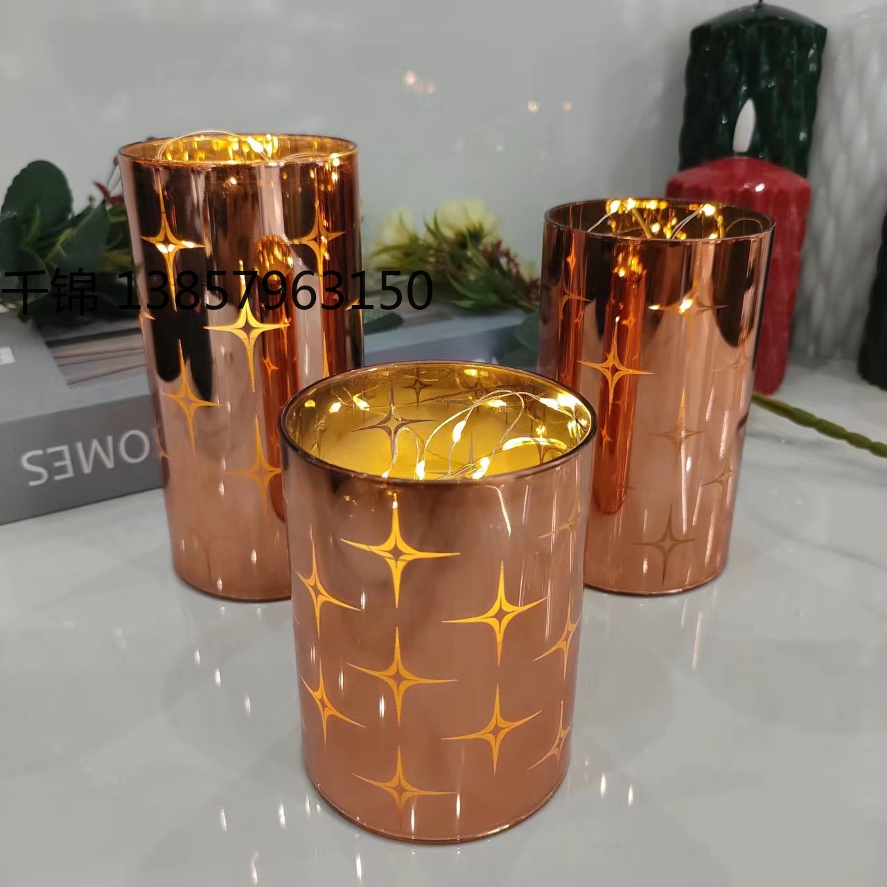 Wholesale of electronic paraffin birthday and wedding ornaments, electronic light strings, candles, birthday scene props, decorative candles Specification image