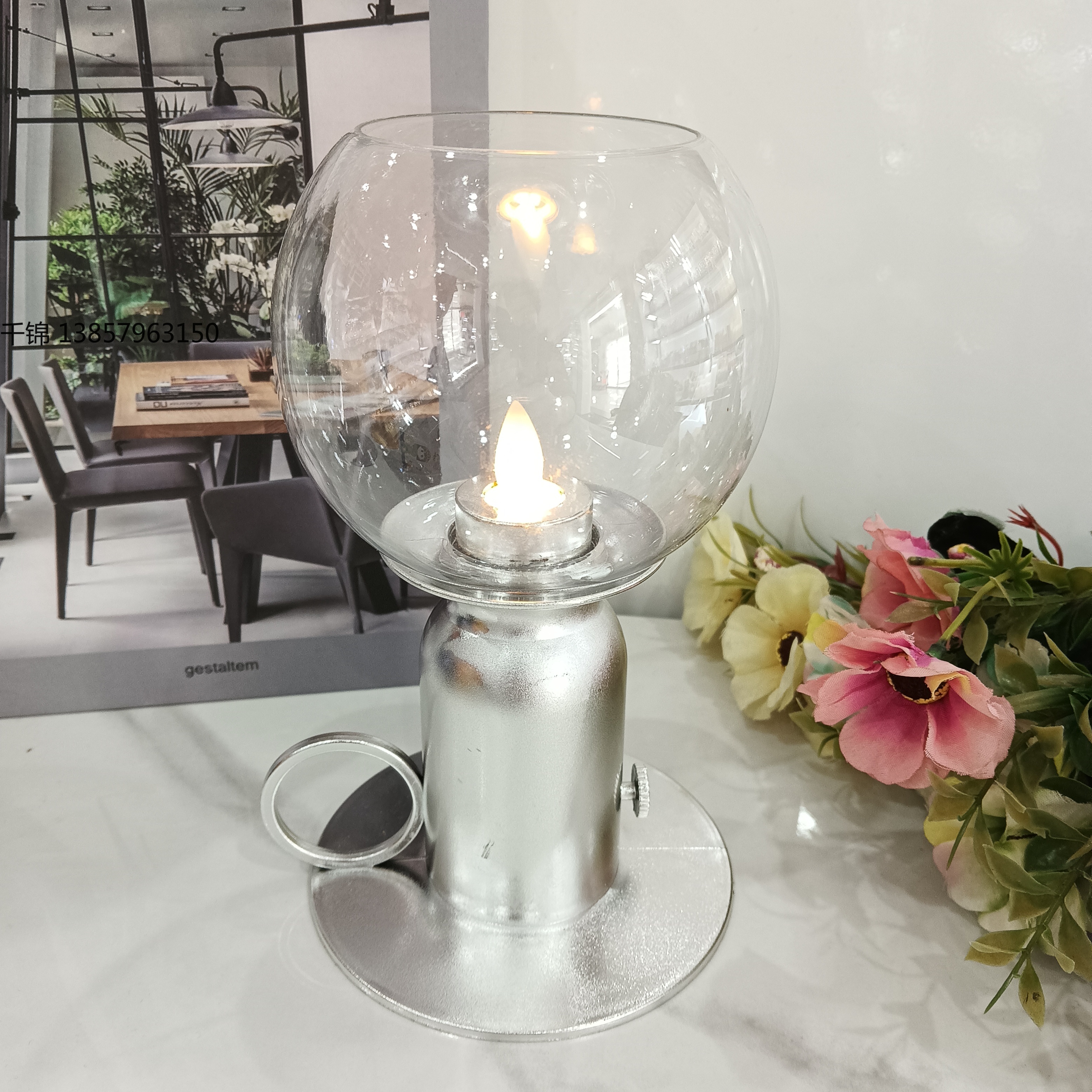 Cross-border exclusive supply of new vintage kerosene lamp decorative items, night lights, nostalgic decorative lights, bedroom ornaments wholesale