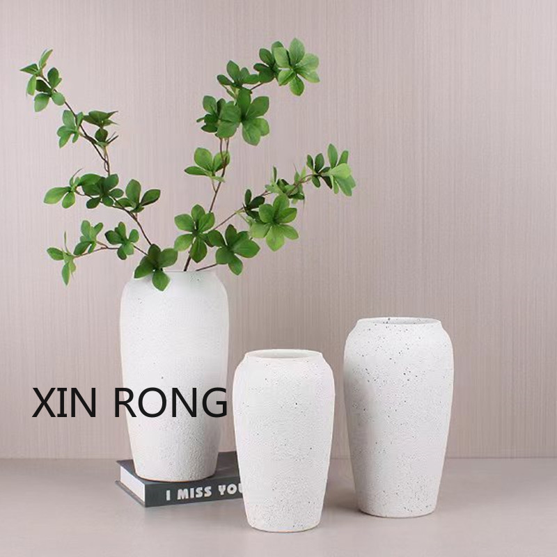 Nordic minimalist ceramic vases, Japanese home decorations, living room dining table, TV cabinet, flower arrangement vases Specification image